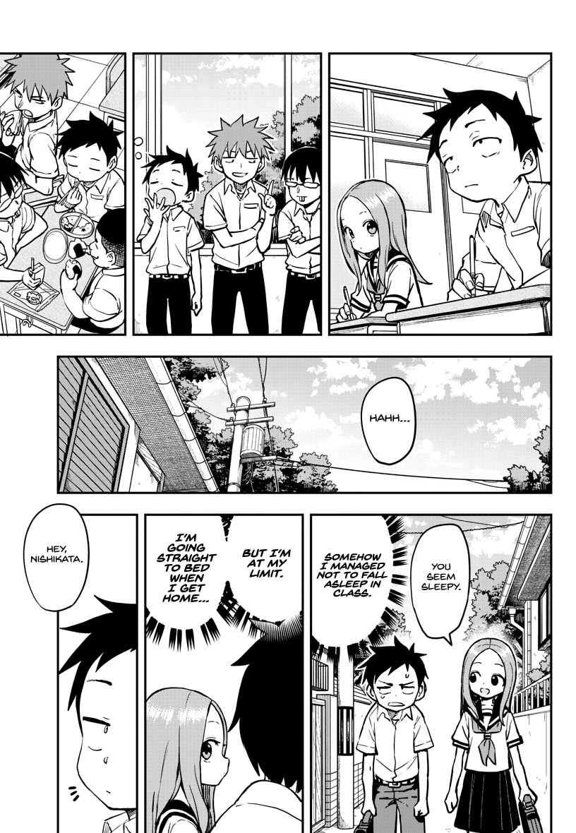 Karakai Jouzu No Takagi-San - Chapter 172: Staying Up Late