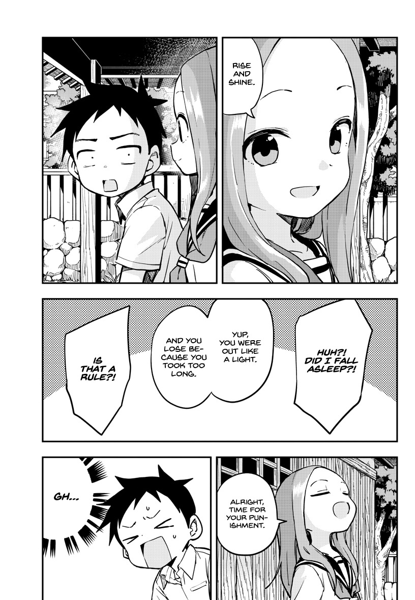 Karakai Jouzu No Takagi-San - Chapter 172: Staying Up Late