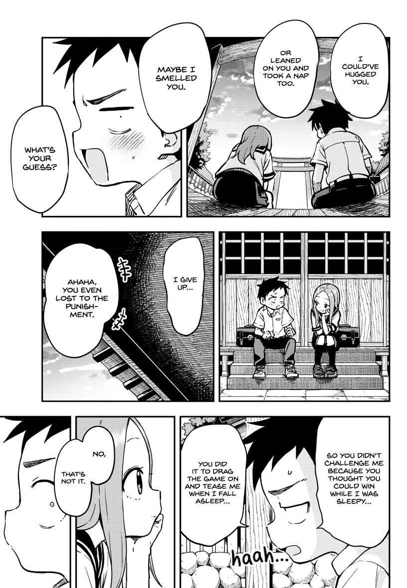 Karakai Jouzu No Takagi-San - Chapter 172: Staying Up Late