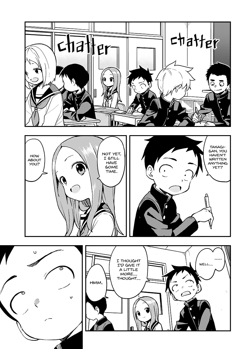 Karakai Jouzu No Takagi-San - Chapter 166: Picking A Committee