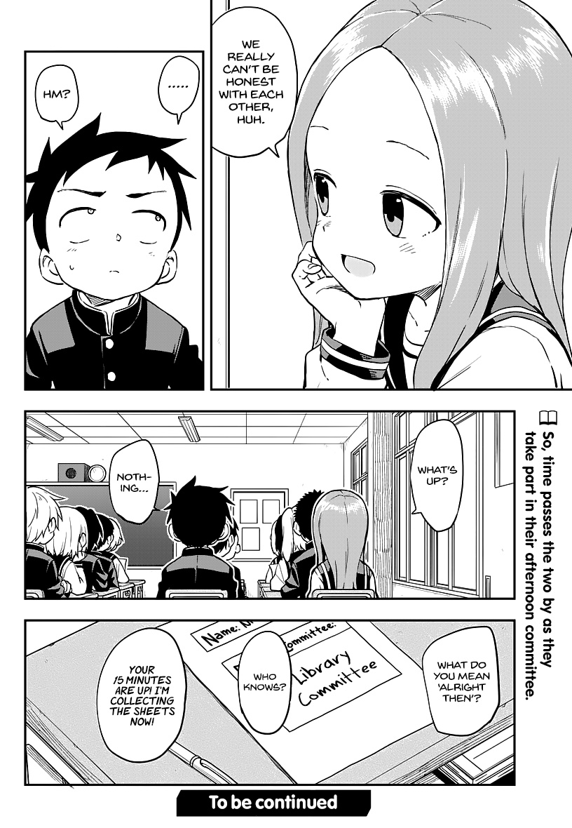 Karakai Jouzu No Takagi-San - Chapter 166: Picking A Committee