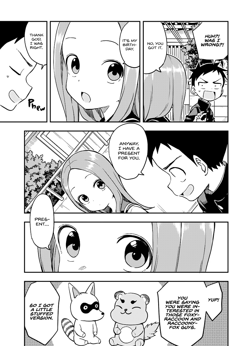 Karakai Jouzu No Takagi-San - Chapter 168: Birthday