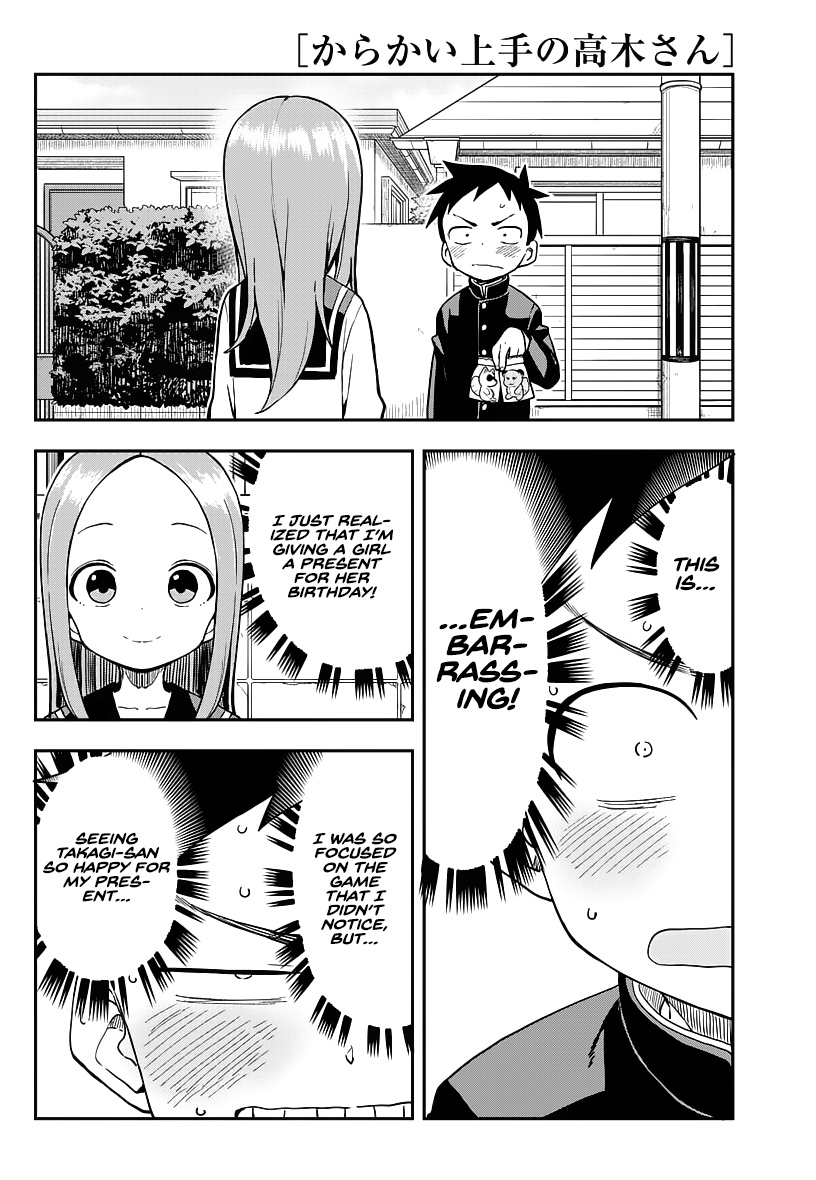 Karakai Jouzu No Takagi-San - Chapter 168: Birthday