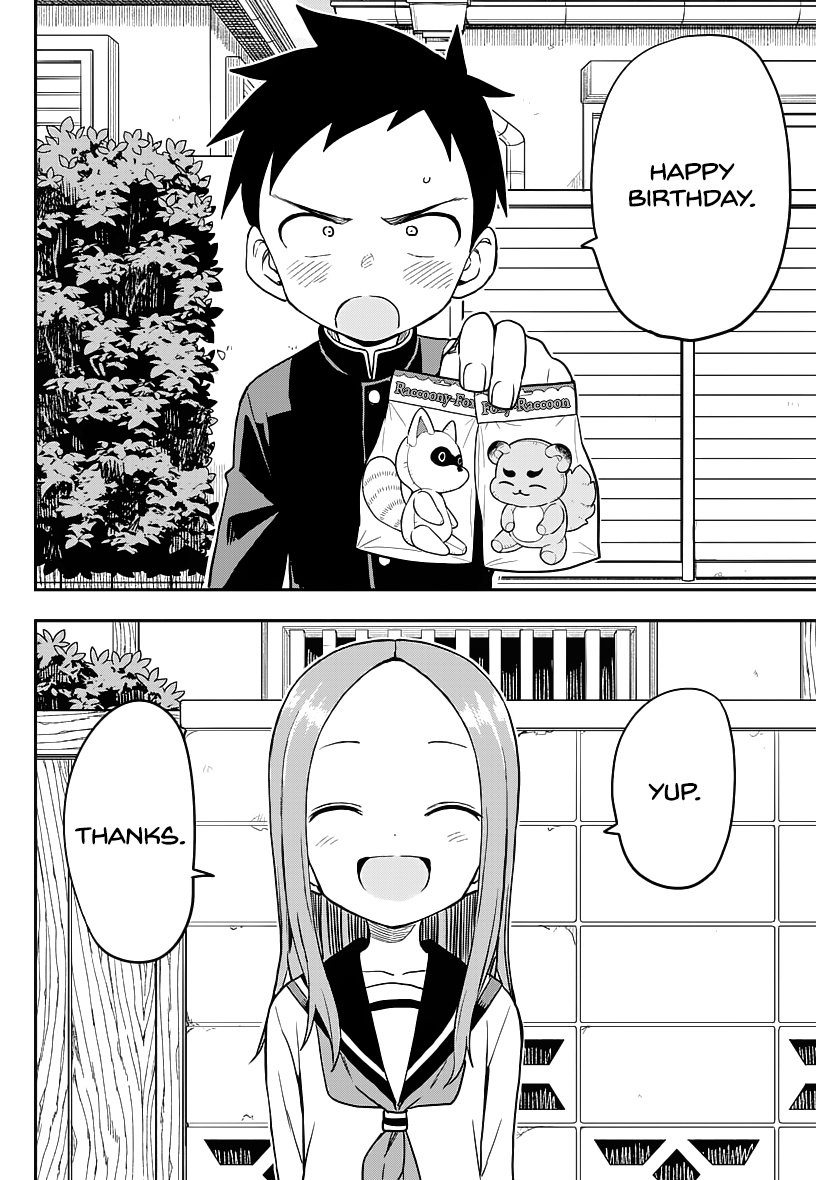 Karakai Jouzu No Takagi-San - Chapter 168: Birthday