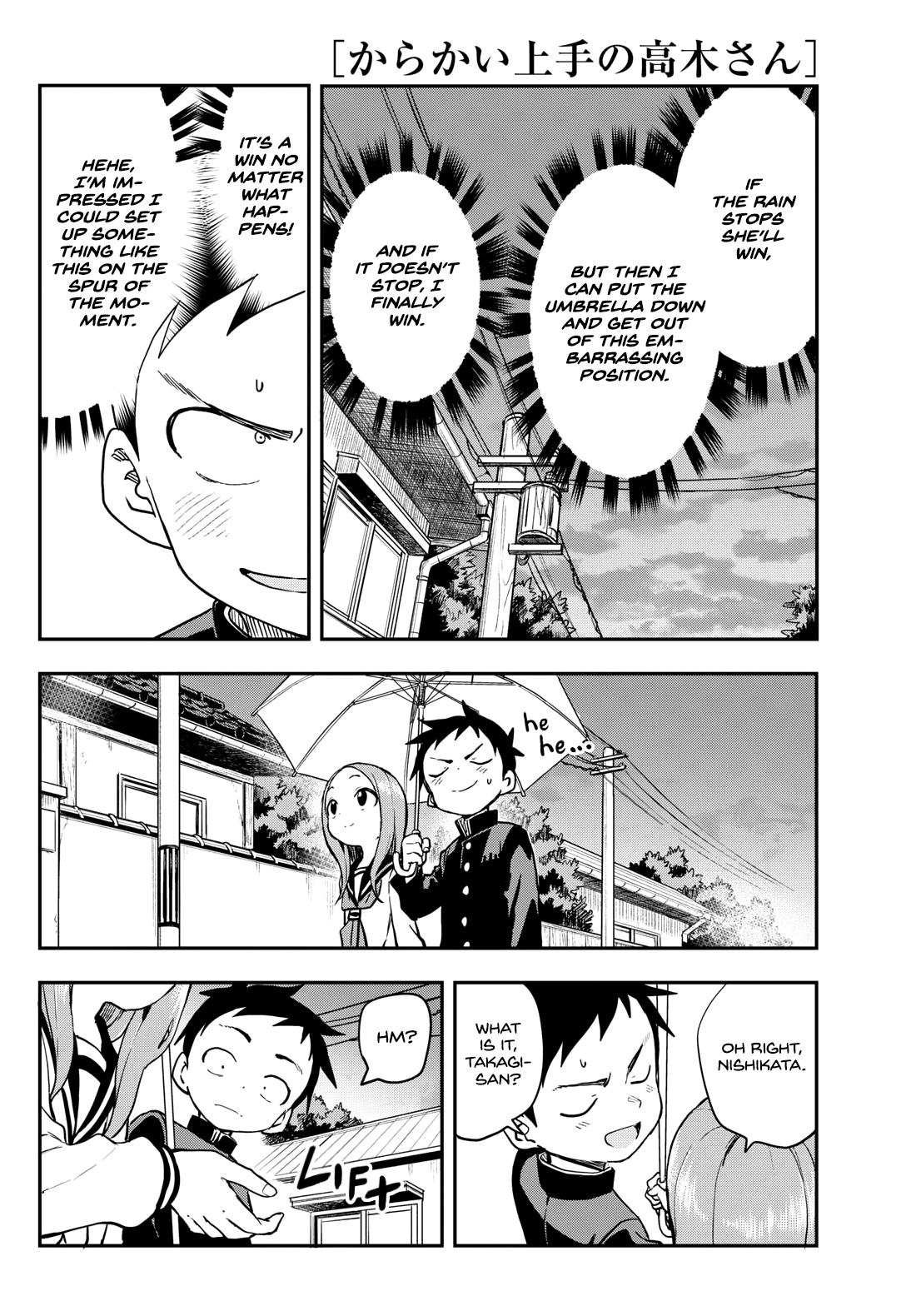 Karakai Jouzu No Takagi-San - Chapter 175: Good Luck Charm