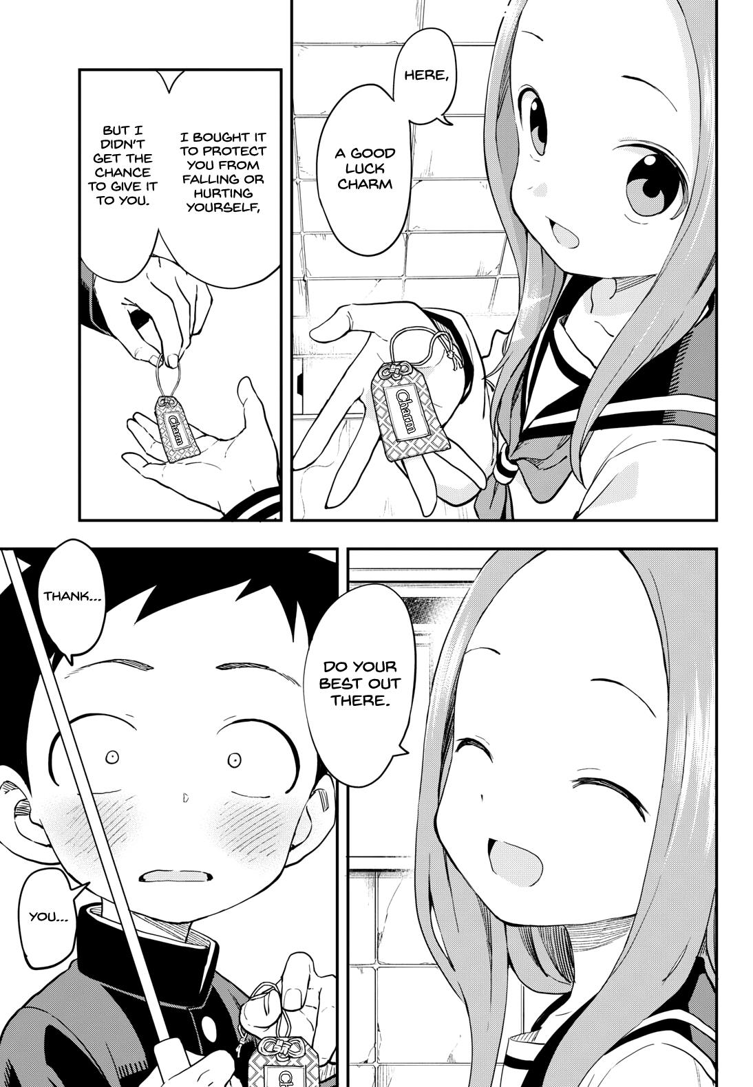 Karakai Jouzu No Takagi-San - Chapter 175: Good Luck Charm