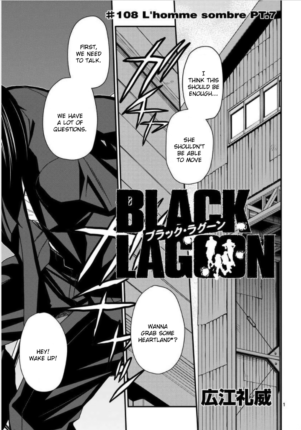 Black Lagoon - Vol.12 Chapter 108: L'homme Sombre Pt.7