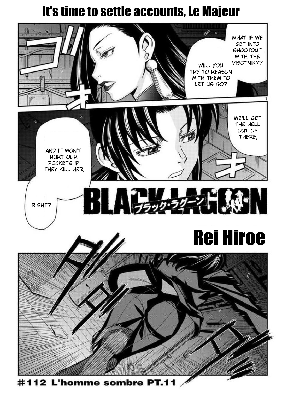 Black Lagoon - Vol.13 Chapter 112: L'homme Sombre Pt.11