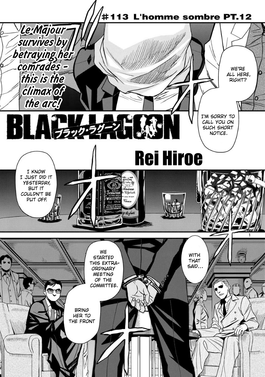 Black Lagoon - Vol.13 Chapter 113: L'homme Sombre Pt.12