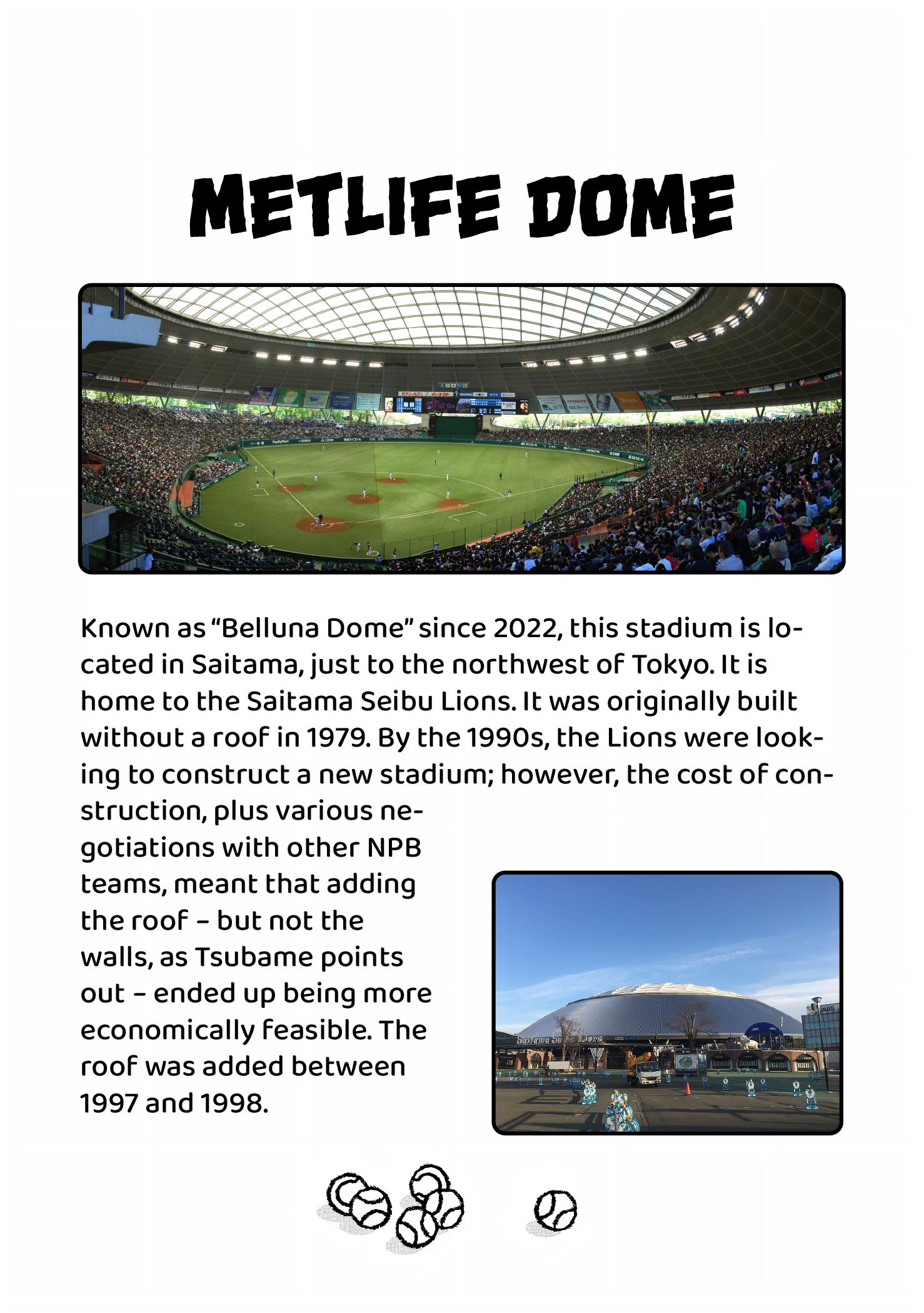 Yakyuujou De Itadakimasu - Vol.1 Chapter 2: Metlife Dome