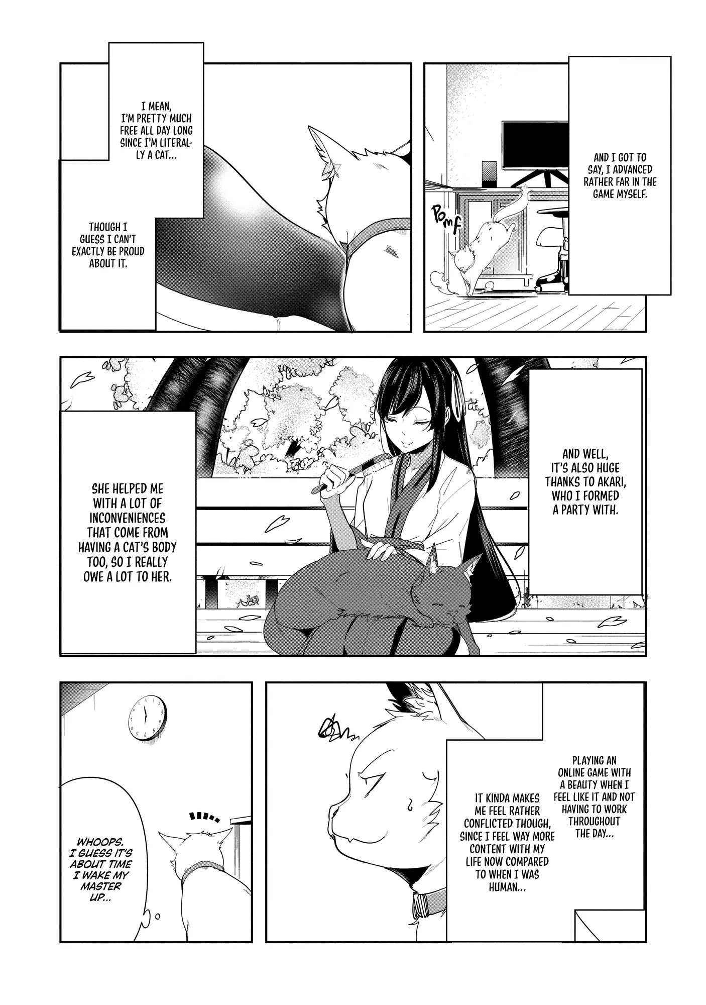 Neko Ni Tenseishita Kedo Hima Nano De Gamer Joshi To Issho Ni Vrmmo Wo Suru - Vol.1 Chapter 6: Master's Friend Appears