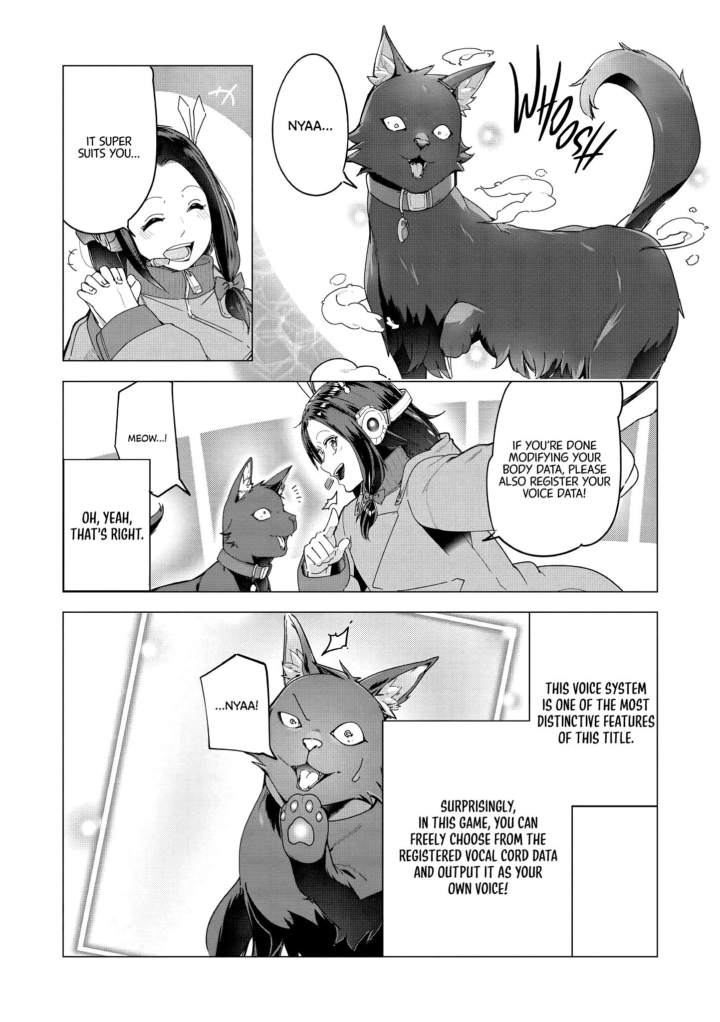 Neko Ni Tenseishita Kedo Hima Nano De Gamer Joshi To Issho Ni Vrmmo Wo Suru - Chapter 2: Making A Cat Character