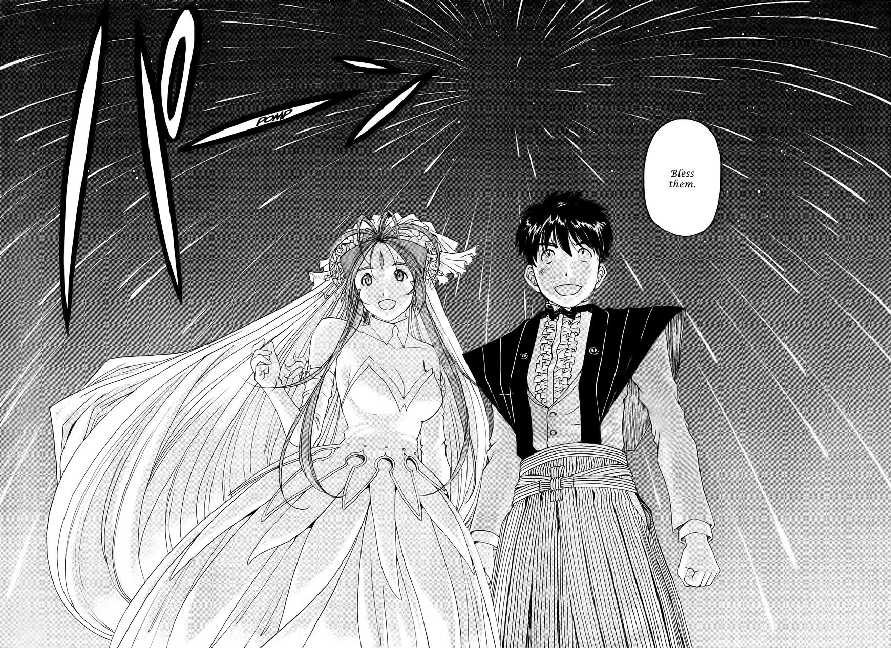 Ah! My Goddess - Chapter 308 : I Want To Be With You Always [End] (Goddess Miyaku Team Version)