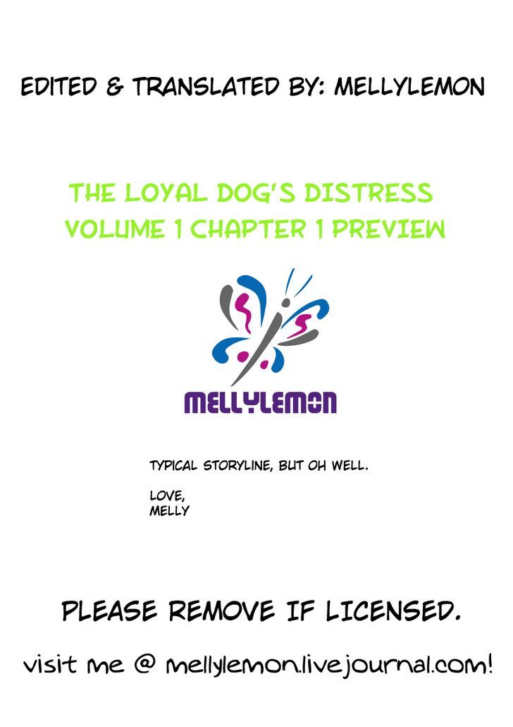 The Loyal Dog's Distress - Vol.1 Chapter 1.1