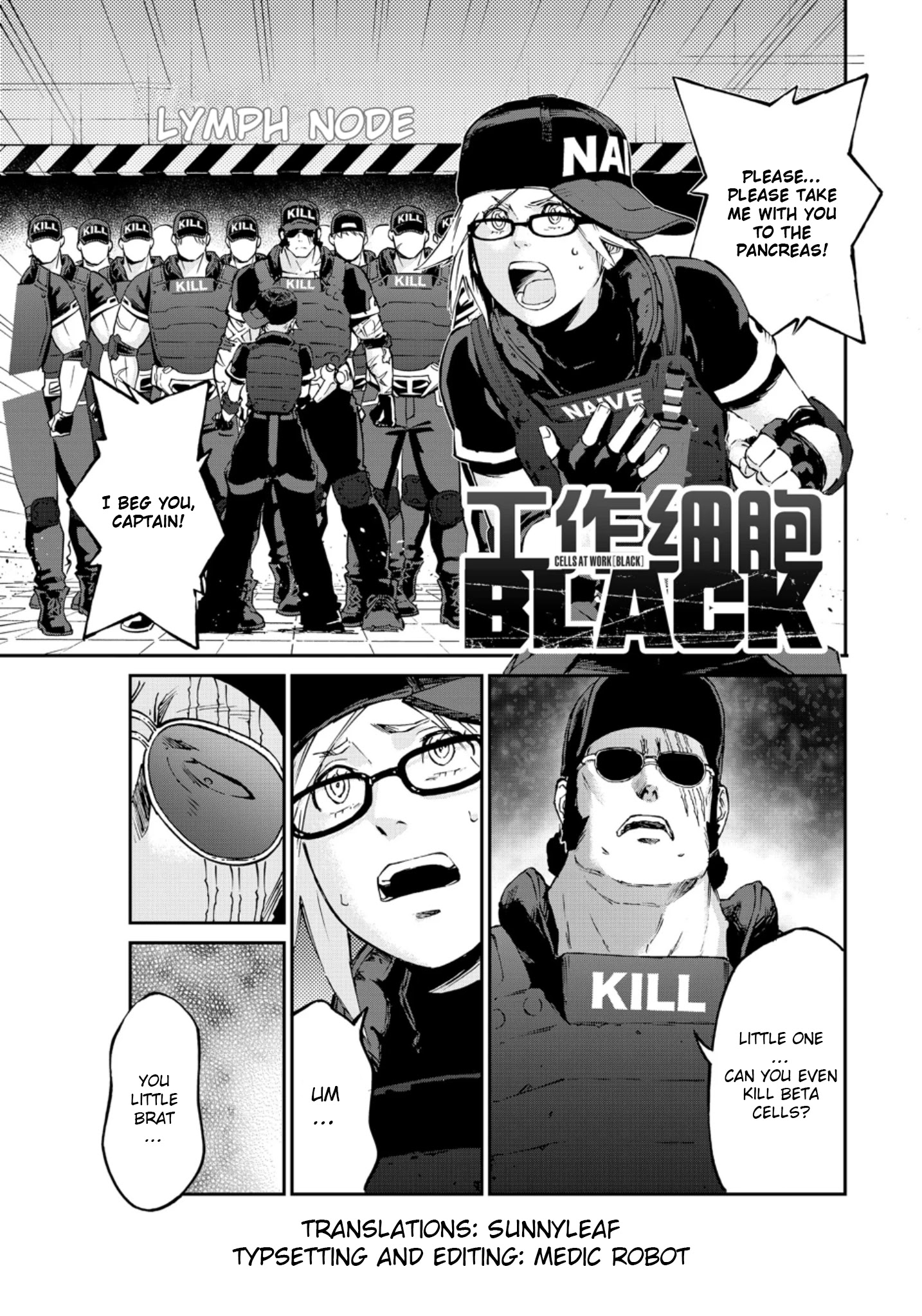 Hataraku Saibou Black - Chapter 45: Thugs, Vitality, Beneficial Bacteria