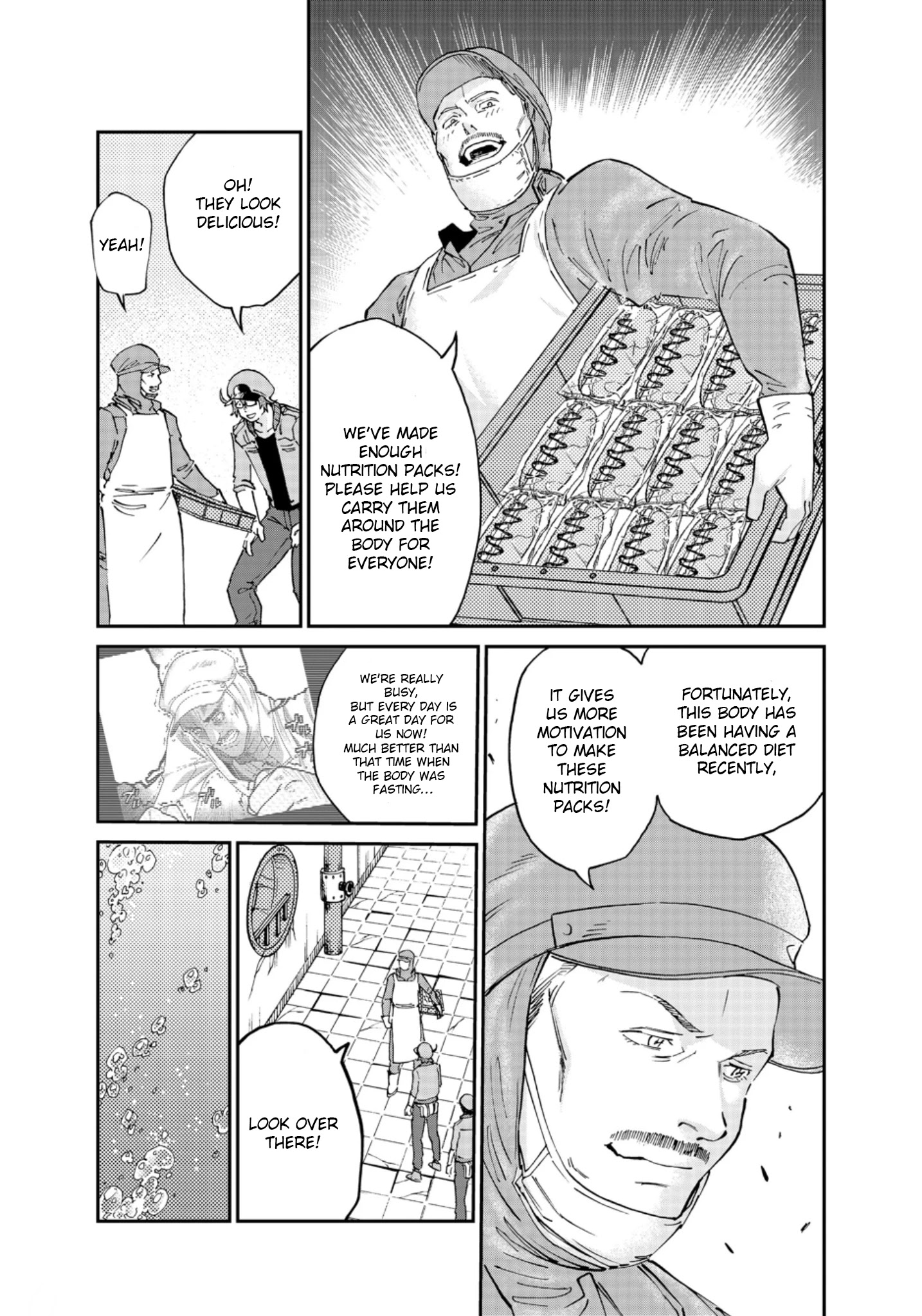 Hataraku Saibou Black - Chapter 45: Thugs, Vitality, Beneficial Bacteria