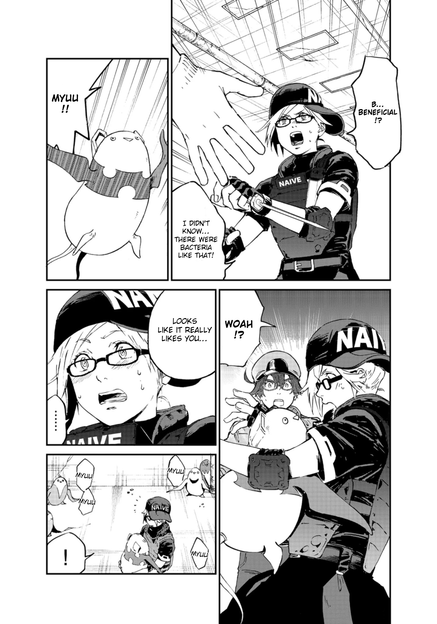 Hataraku Saibou Black - Chapter 45: Thugs, Vitality, Beneficial Bacteria