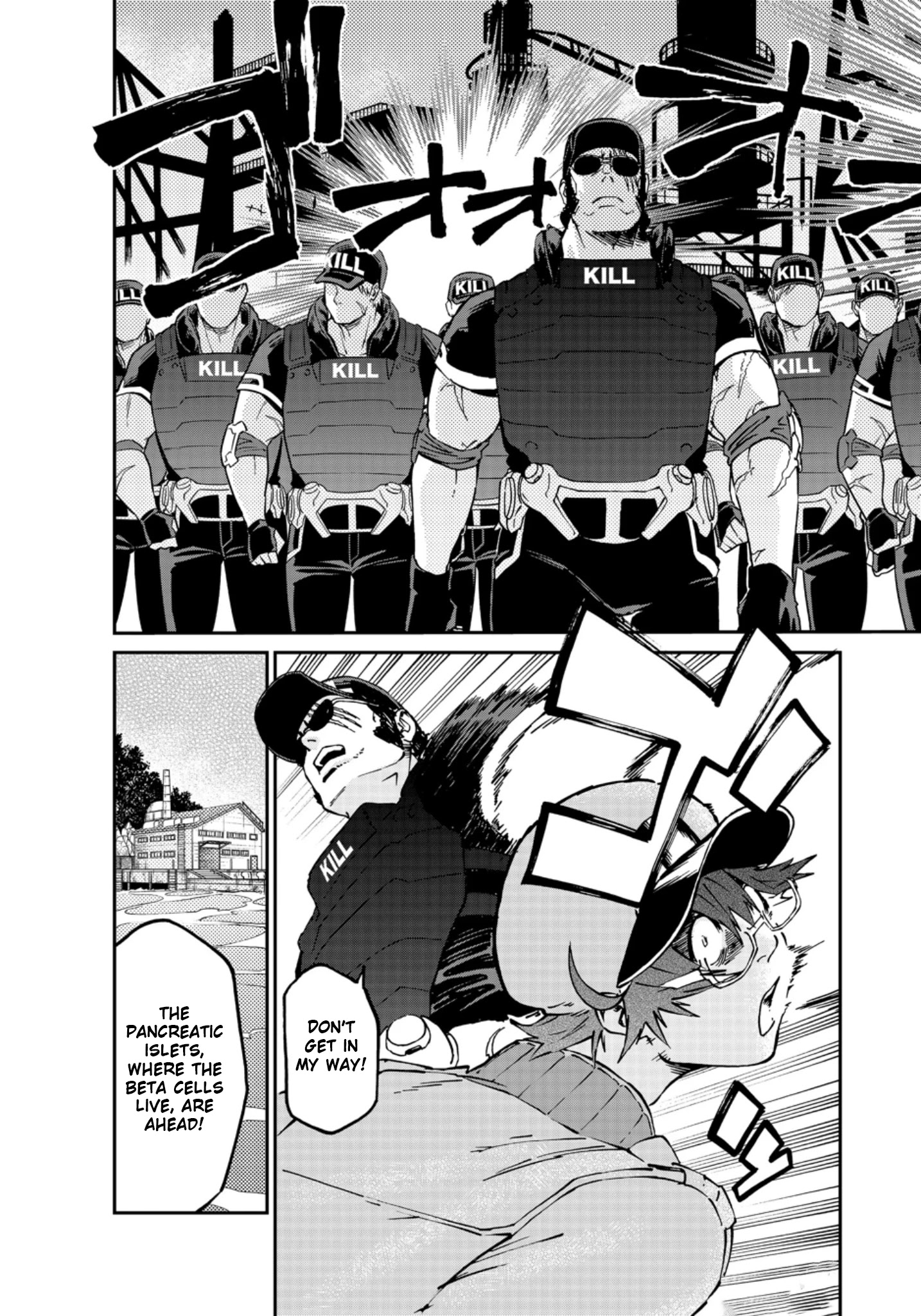 Hataraku Saibou Black - Chapter 45: Thugs, Vitality, Beneficial Bacteria