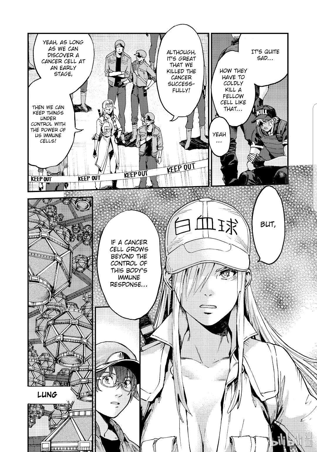 Hataraku Saibou Black - Vol.7 Chapter 37: Undefeated, Rejection, Malignant Change