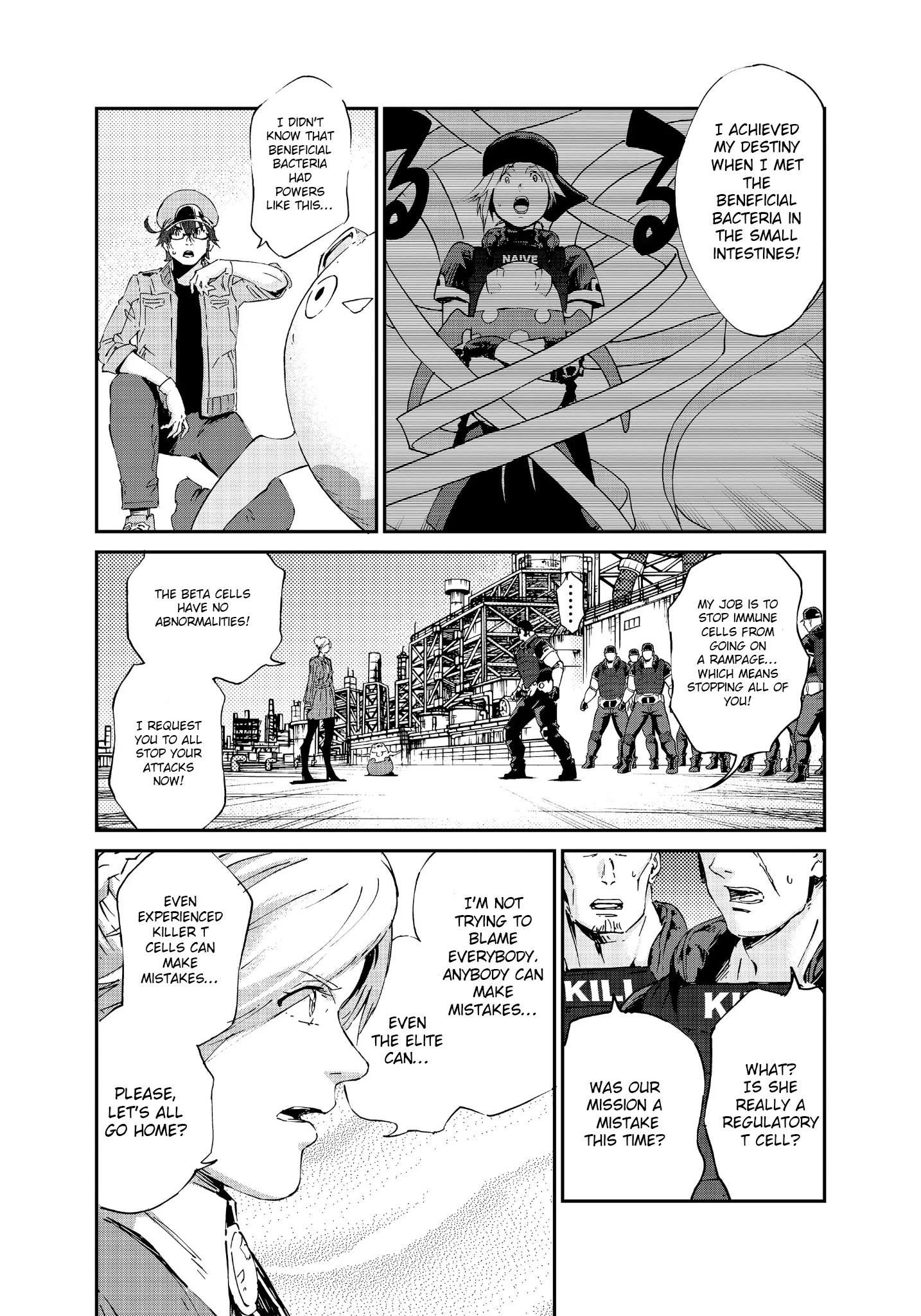 Hataraku Saibou Black - Chapter 46: Differentiation, Generation, Mutual Support