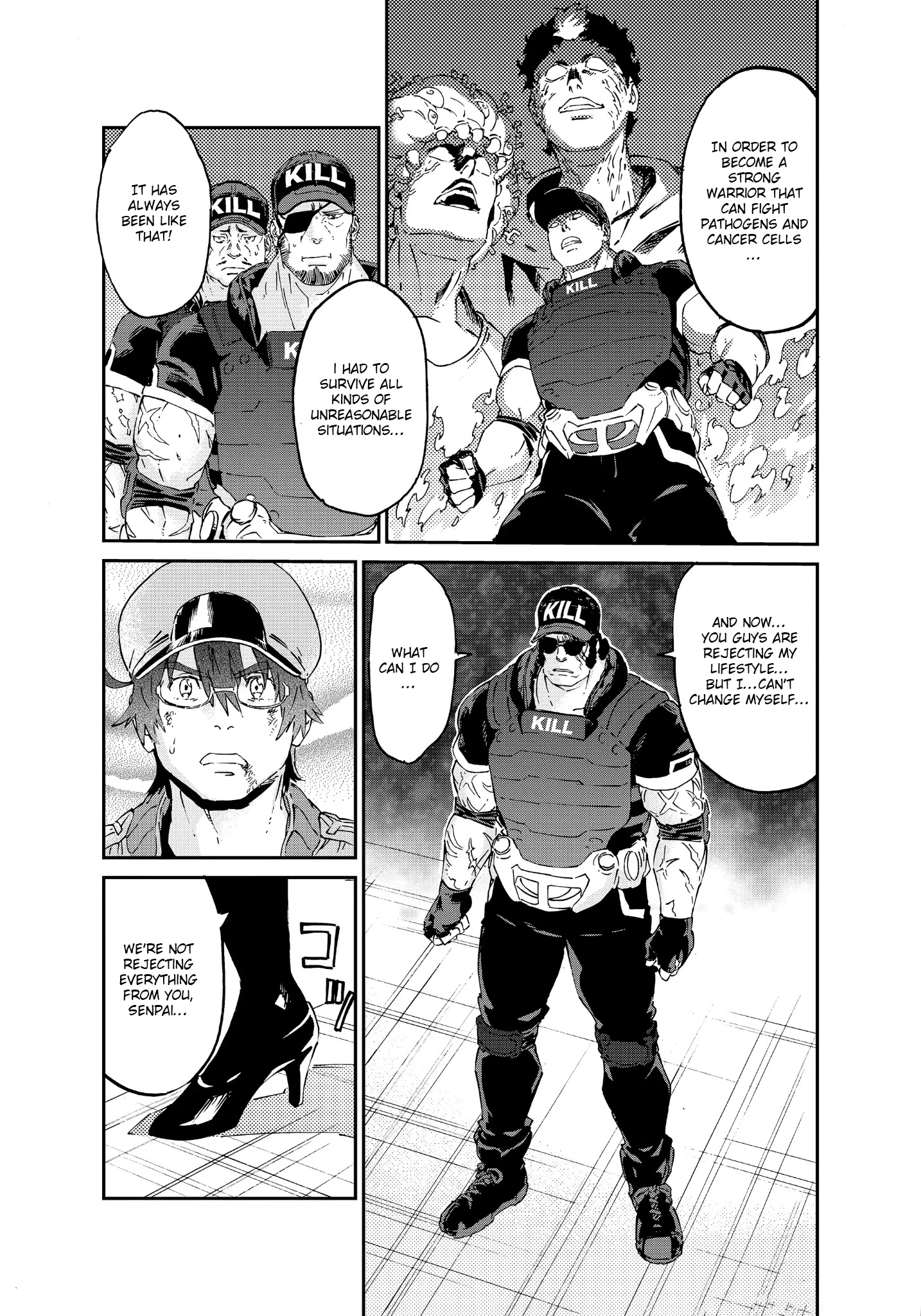 Hataraku Saibou Black - Chapter 46: Differentiation, Generation, Mutual Support