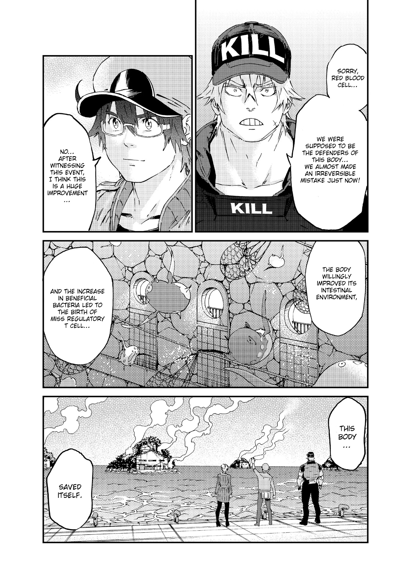 Hataraku Saibou Black - Chapter 46: Differentiation, Generation, Mutual Support