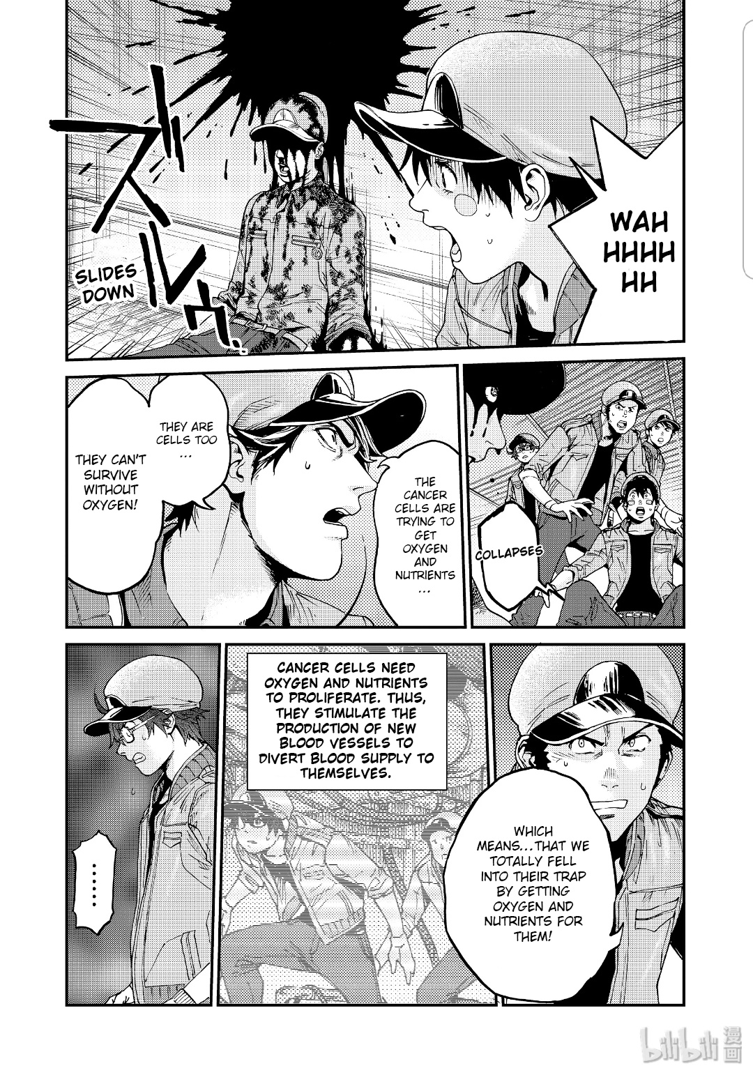 Hataraku Saibou Black - Vol.7 Chapter 38: Tragedy, A Loss, Volunteer