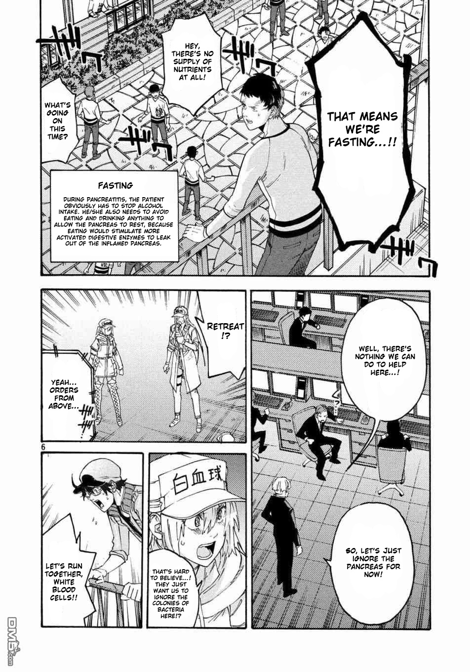 Hataraku Saibou Black - Vol.5 Chapter 29: Implementation, Fasting, Unemployment