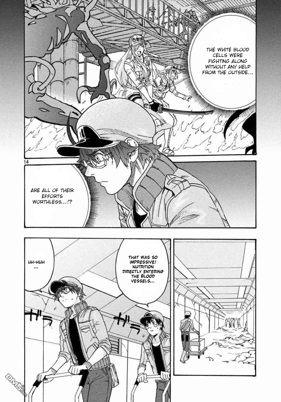 Hataraku Saibou Black - Vol.5 Chapter 29: Implementation, Fasting, Unemployment