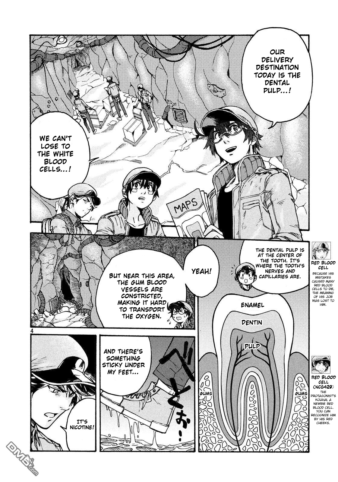 Hataraku Saibou Black - Vol.5 Chapter 30: Periodontitis, Roots, Miscalculation