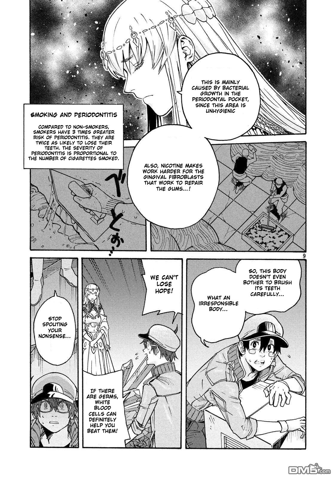 Hataraku Saibou Black - Vol.5 Chapter 30: Periodontitis, Roots, Miscalculation