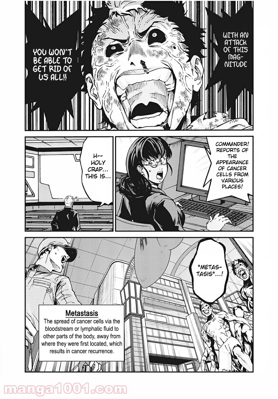 Hataraku Saibou Black - Chapter 40: Metastasis, Radiotherapy, Anticancer Drugs