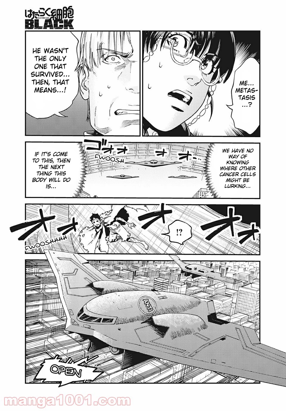 Hataraku Saibou Black - Chapter 40: Metastasis, Radiotherapy, Anticancer Drugs