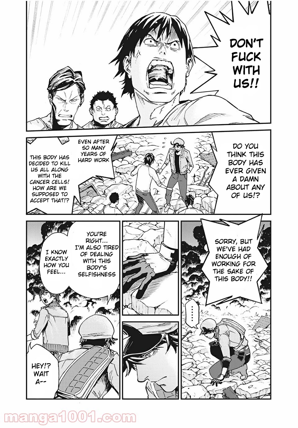 Hataraku Saibou Black - Chapter 40: Metastasis, Radiotherapy, Anticancer Drugs