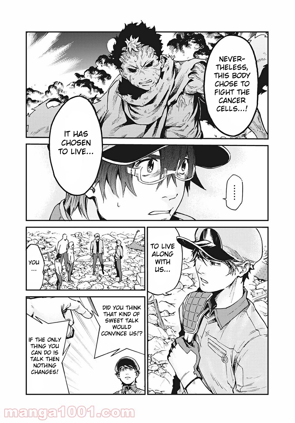 Hataraku Saibou Black - Chapter 40: Metastasis, Radiotherapy, Anticancer Drugs