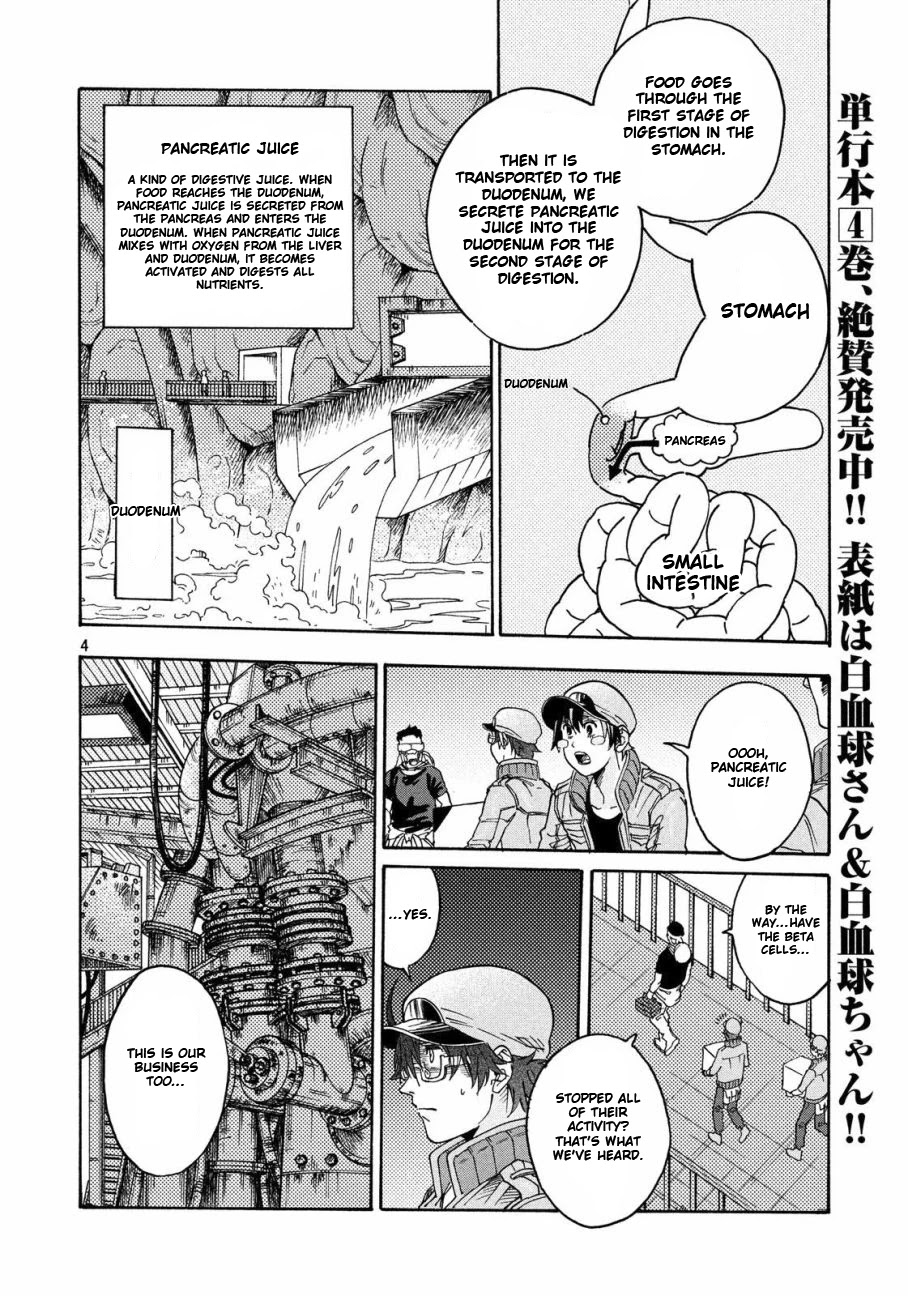 Hataraku Saibou Black - Chapter 28: Pancreas, Fraud, Inferno