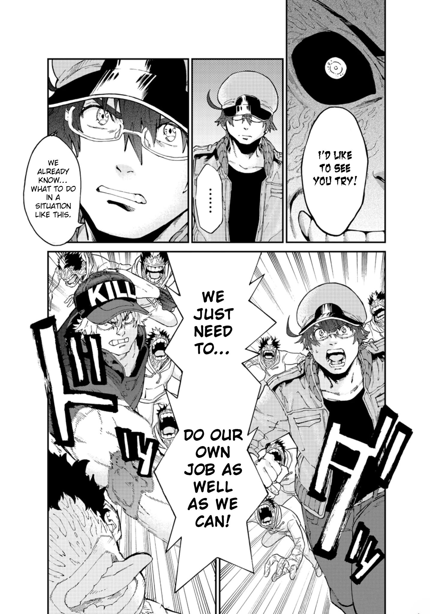 Hataraku Saibou Black - Chapter 48: Brain Metastasis, Willpower, Work [End]