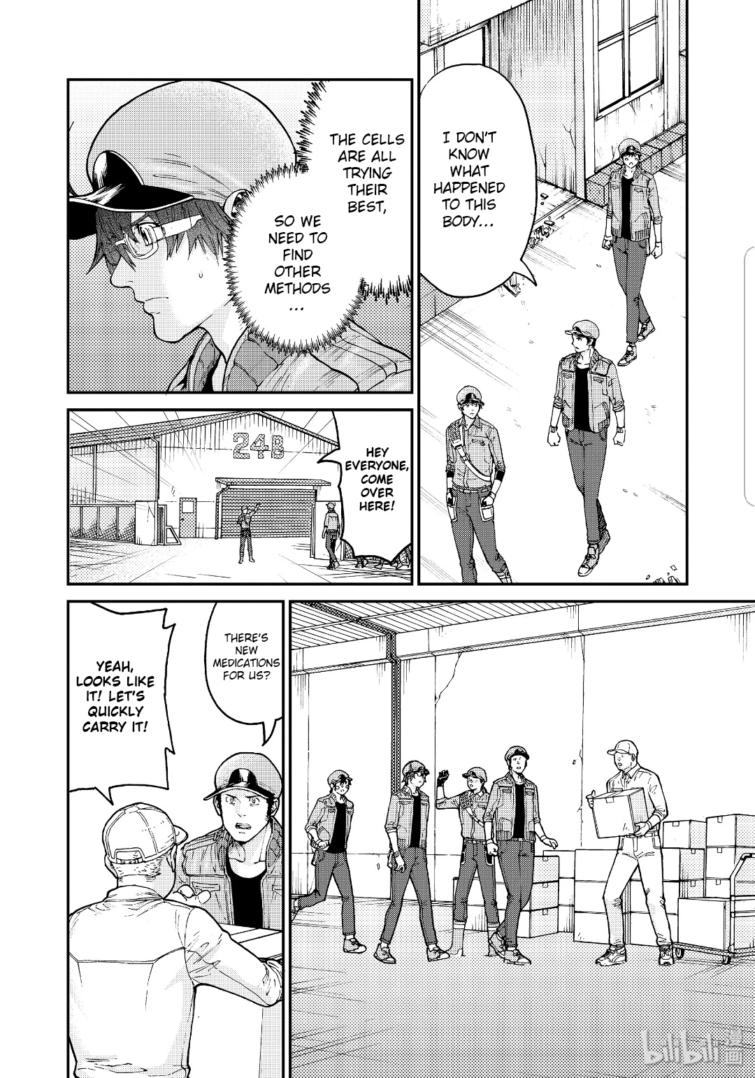 Hataraku Saibou Black - Vol.6 Chapter 35: Drugs, Quitting Smoking, Fear