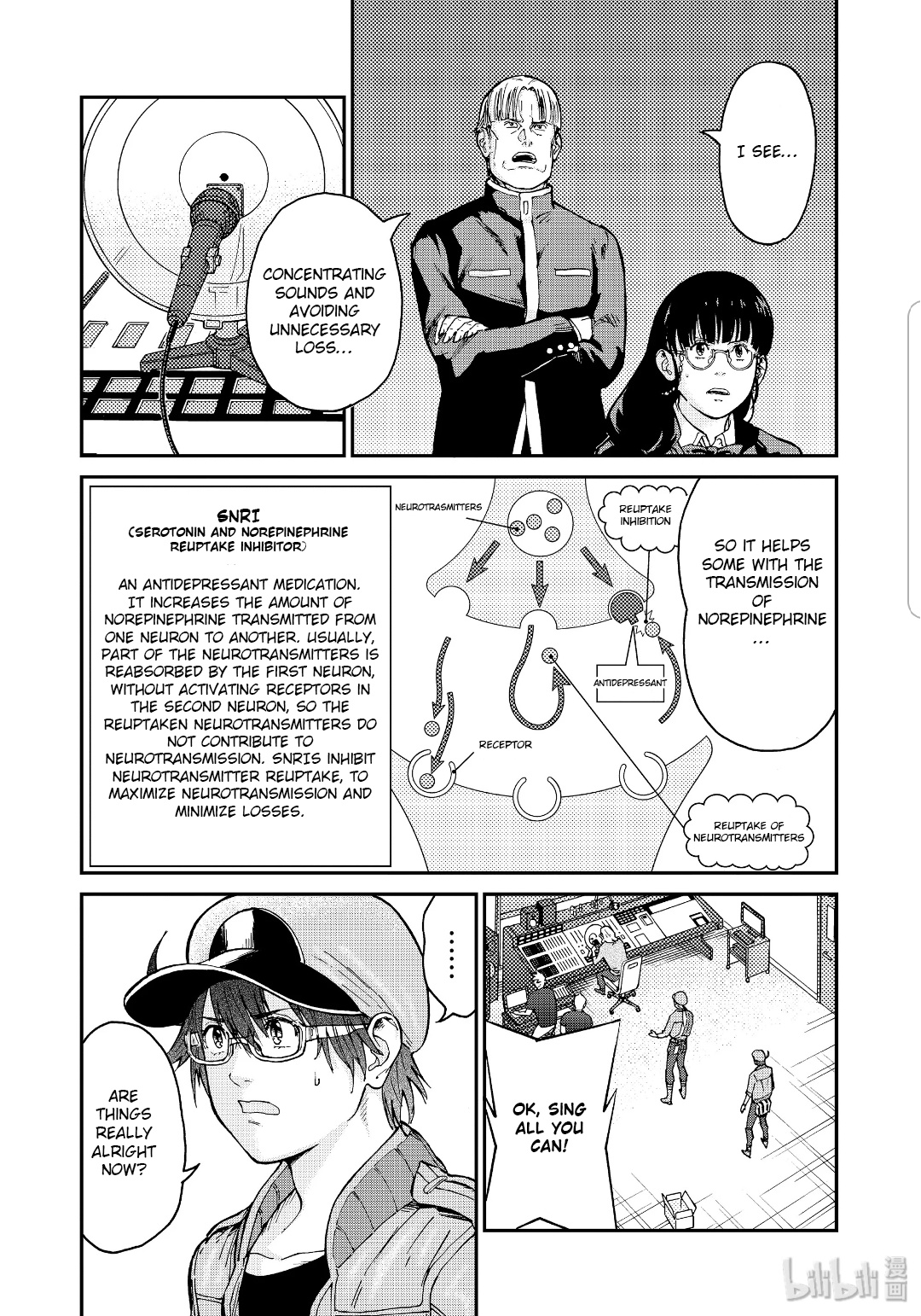 Hataraku Saibou Black - Vol.6 Chapter 35: Drugs, Quitting Smoking, Fear