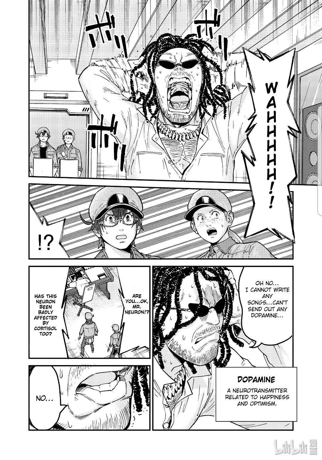 Hataraku Saibou Black - Vol.6 Chapter 35: Drugs, Quitting Smoking, Fear