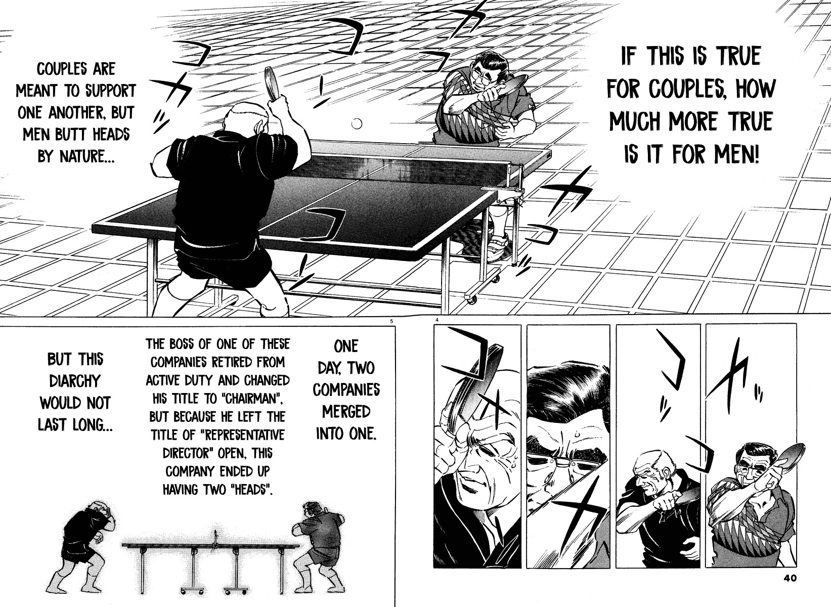 Takkyuu Shachou - Vol.1 Chapter 2 : The Fatal Foe: Ping-Pong Chairman