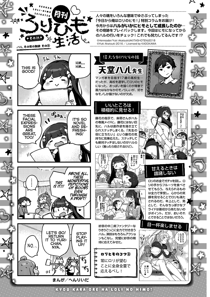 Kyou Kara Ore Wa Loli No Himo! - Chapter 23: Boobs And Chest