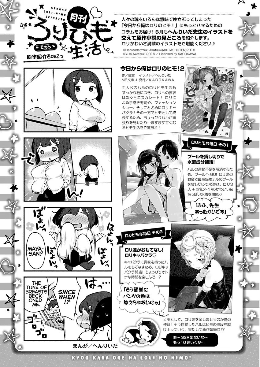 Kyou Kara Ore Wa Loli No Himo! - Vol.1 Chapter 6: Boobies Vow