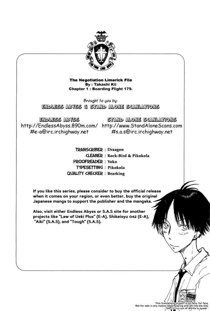 Hanzai Koushounin Minegishi Eitarou - Vol.1 Chapter 1 : Boarding Flight 179