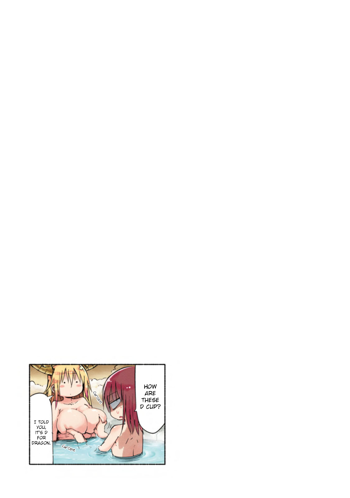 Kobayashi-San Chi No Maid Dragon Full Color Comic - Vol.1 Chapter 3: Tohru And Hot Springs