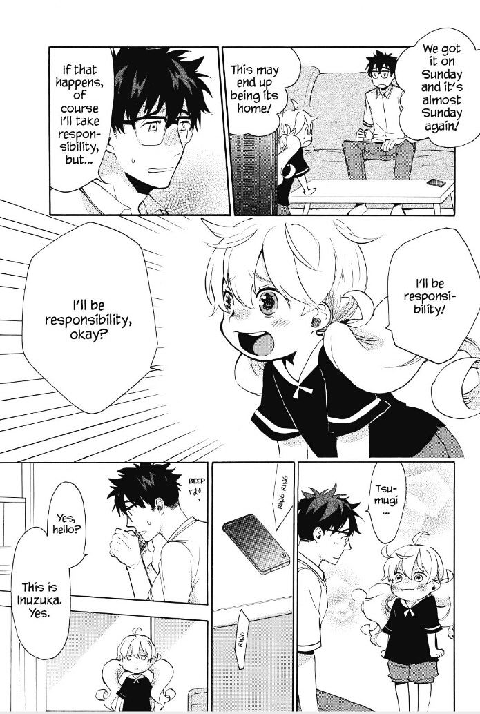 Amaama To Inazuma - Chapter 26 : A Cat, Tsumugi, And Corn Soup