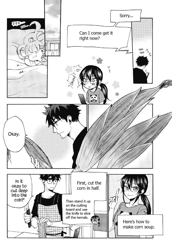 Amaama To Inazuma - Chapter 26 : A Cat, Tsumugi, And Corn Soup