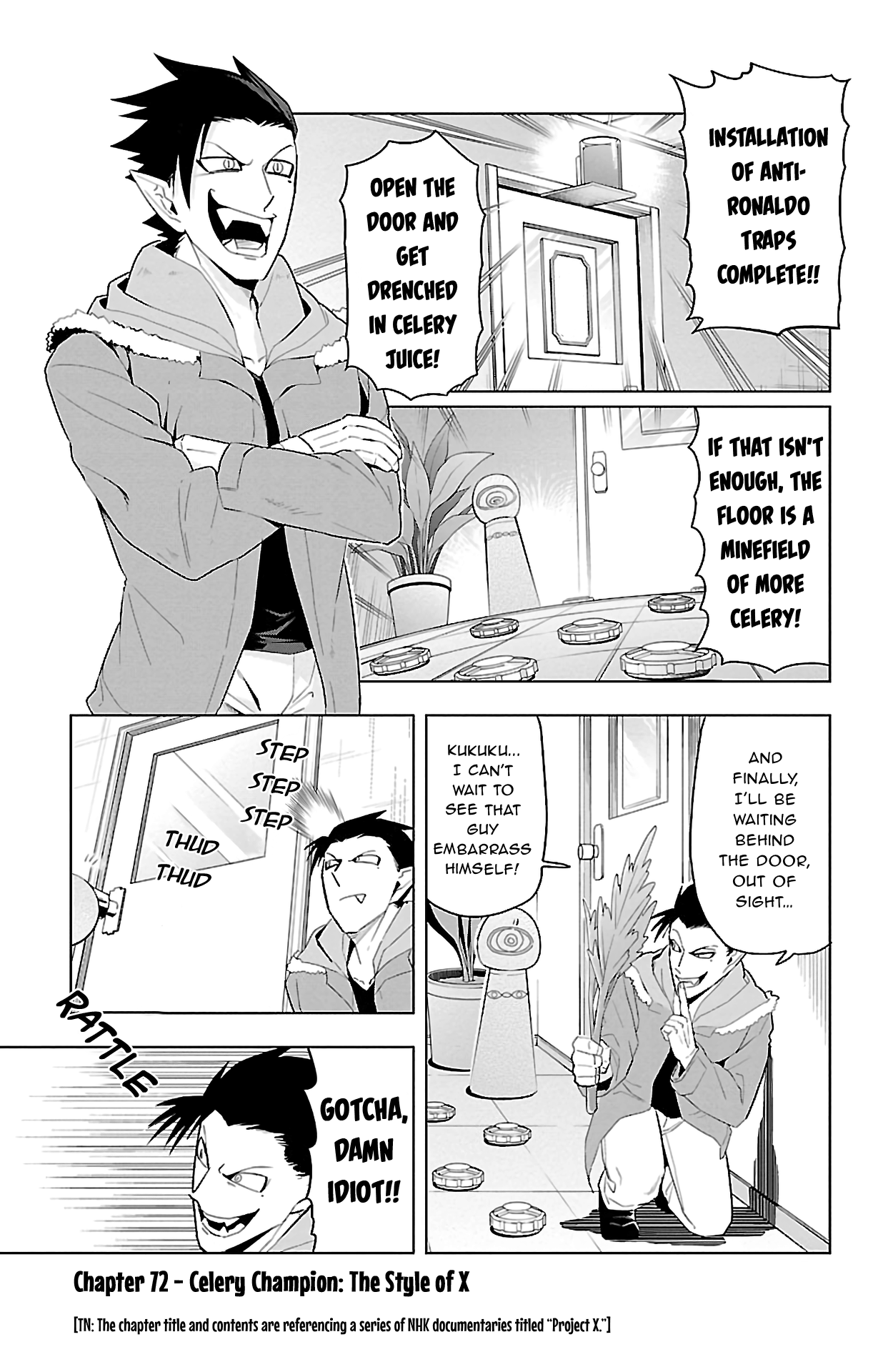 Kyuuketsuki Sugu Shinu - Vol.6 Chapter 72: Celery Champion: The Style Of X