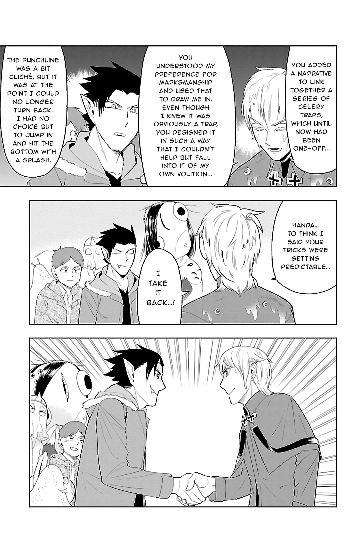 Kyuuketsuki Sugu Shinu - Vol.6 Chapter 72: Celery Champion: The Style Of X