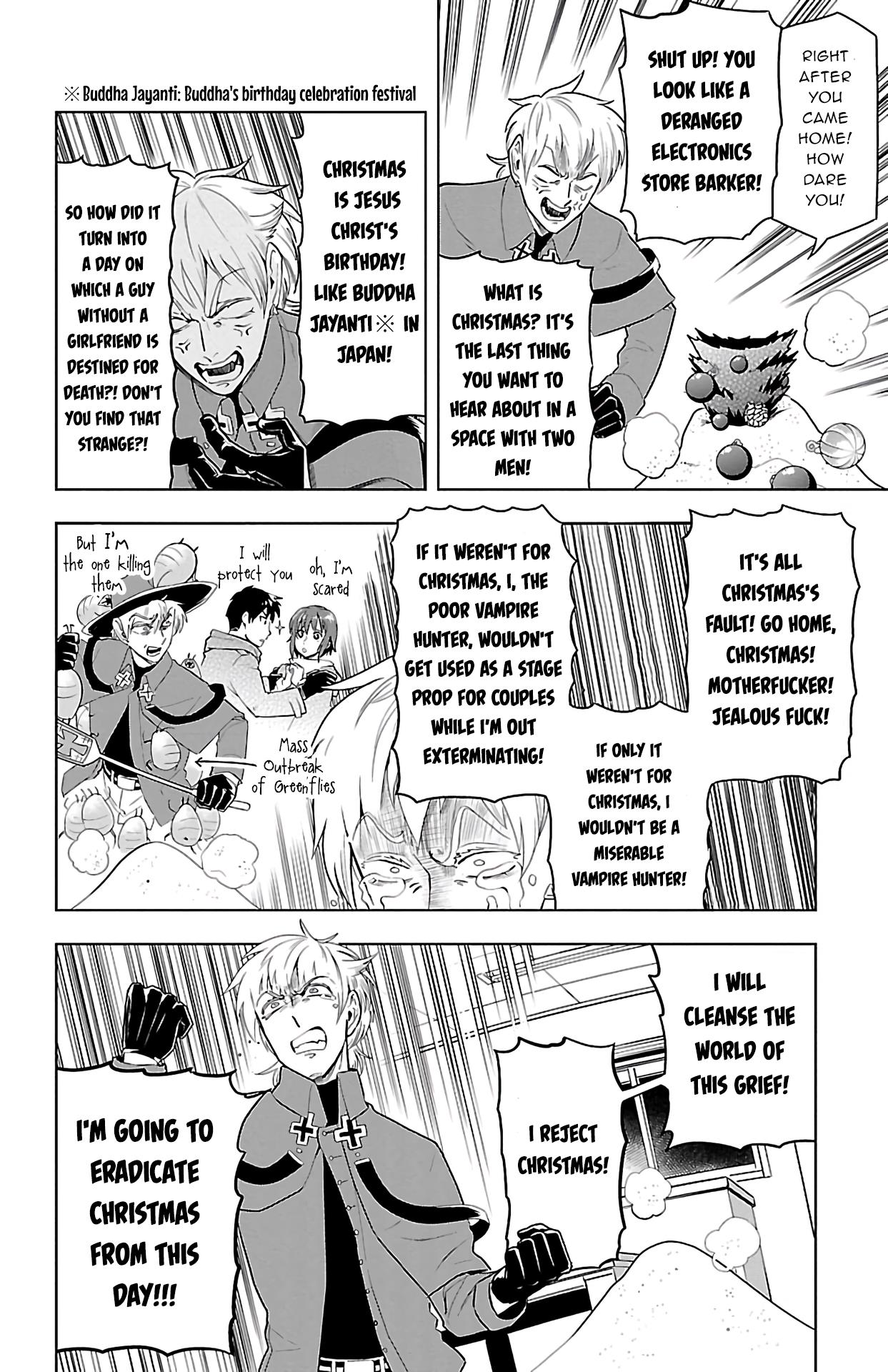 Kyuuketsuki Sugu Shinu - Vol.6 Chapter 70: What Christ-Mas Eve? I’ll Have A Bowl Of Miso And Go To Bed